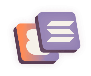 Solana Programs feature abstract illustration.